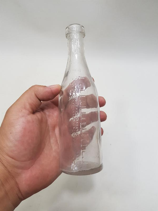 ÜZERİ OSMANLICA YAZILI İZMİR HİMAYEİ ETFAL CEMİYETİ SÜT DAMLASI ŞİŞESİ