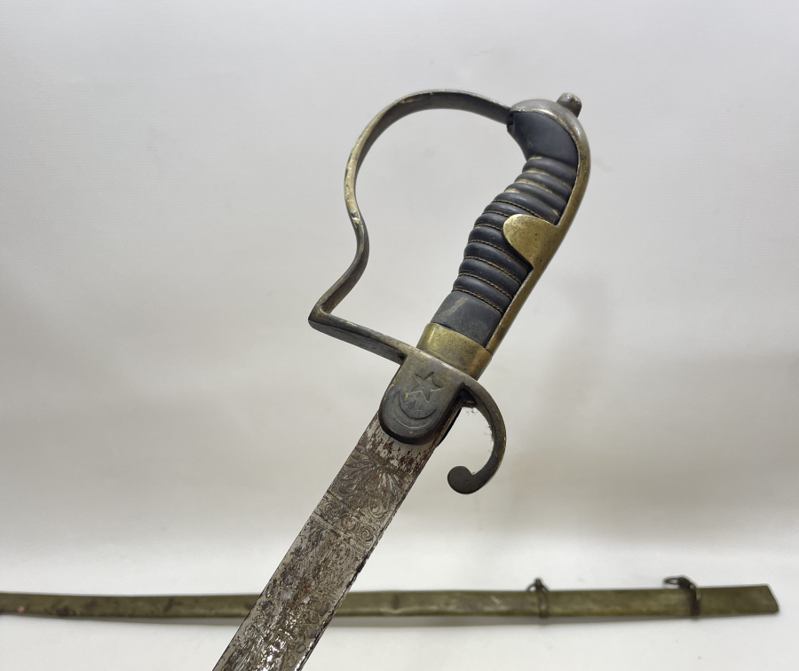 VAHRAM TADJİRİAN USTA YAPIMI NADİR OSMANLI HAFİF SÜVARİ SUBAY KILICI