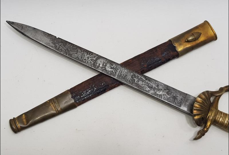 ANTİKA ALMAN AVCI KILICI