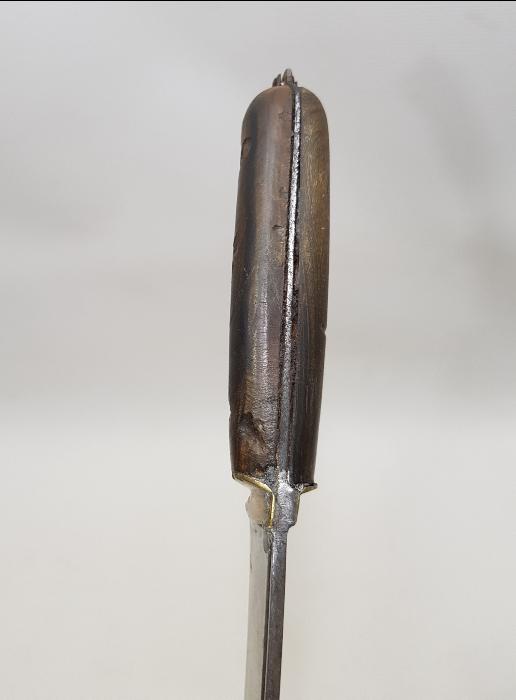 OSMANLI DÖNEMİ RUM İŞİ GERGEDAN BOYNUZU SAPLI SALDIRMA