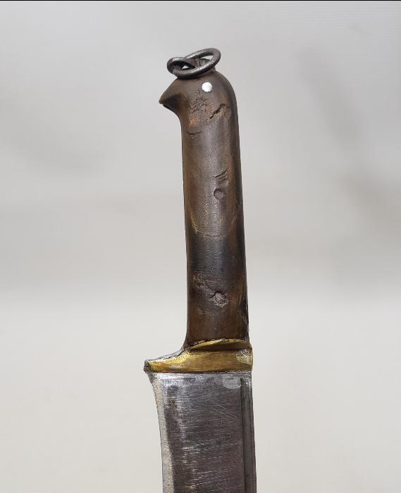 OSMANLI DÖNEMİ RUM İŞİ GERGEDAN BOYNUZU SAPLI SALDIRMA