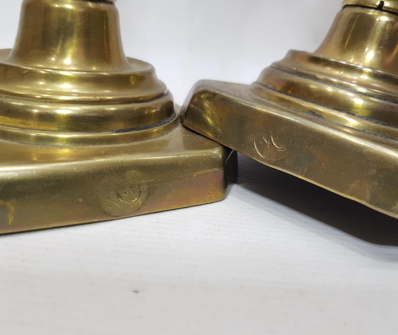 OSMANLI DÖNEMİ SÜLEYMANİYE İŞİ BİR ÇİFT ŞAMDAN