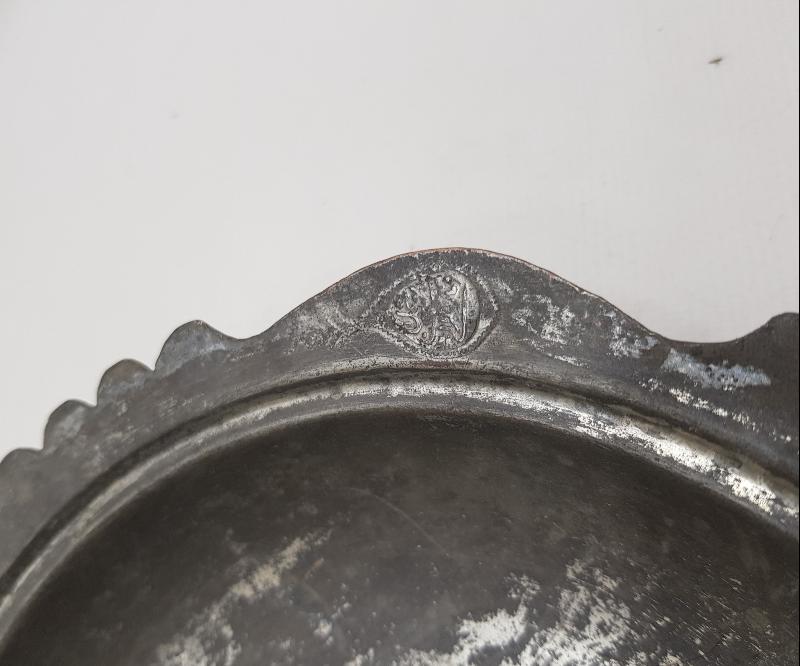 OSMANLICA YAZILI BAKIR TABAK