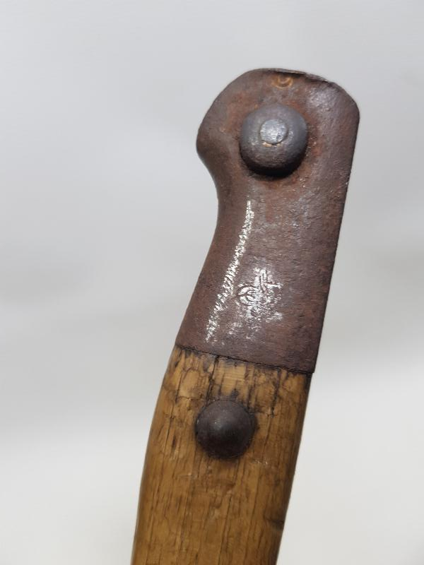 OSMANLICA YAZILI TUĞRALI VE BAYRAKLI NADİR OSMANLI SÜNGÜ