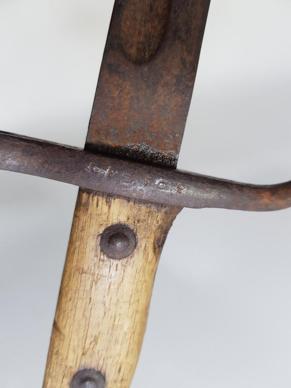 OSMANLICA YAZILI TUĞRALI VE BAYRAKLI NADİR OSMANLI SÜNGÜ