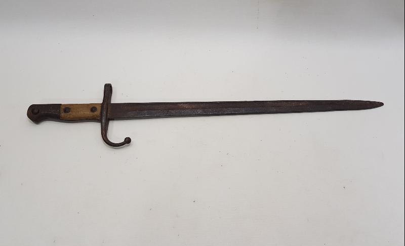 OSMANLICA YAZILI TUĞRALI VE BAYRAKLI NADİR OSMANLI SÜNGÜ