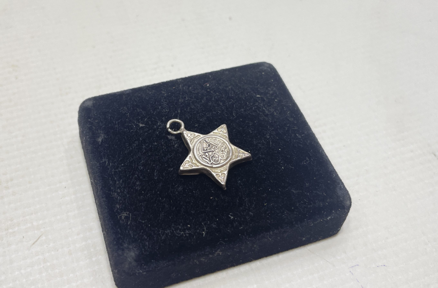 İÇİNDE DUASI İLE GÜMÜŞ CEVŞEN-İ KEBİR KOLYE