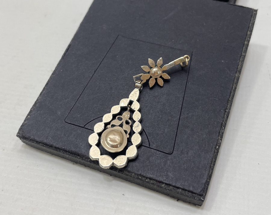 OSMANLI DÖNEMİ 18 AYAR ALTIN ÜZERİ ELMAS TAŞLI OSMANLI KOLYE