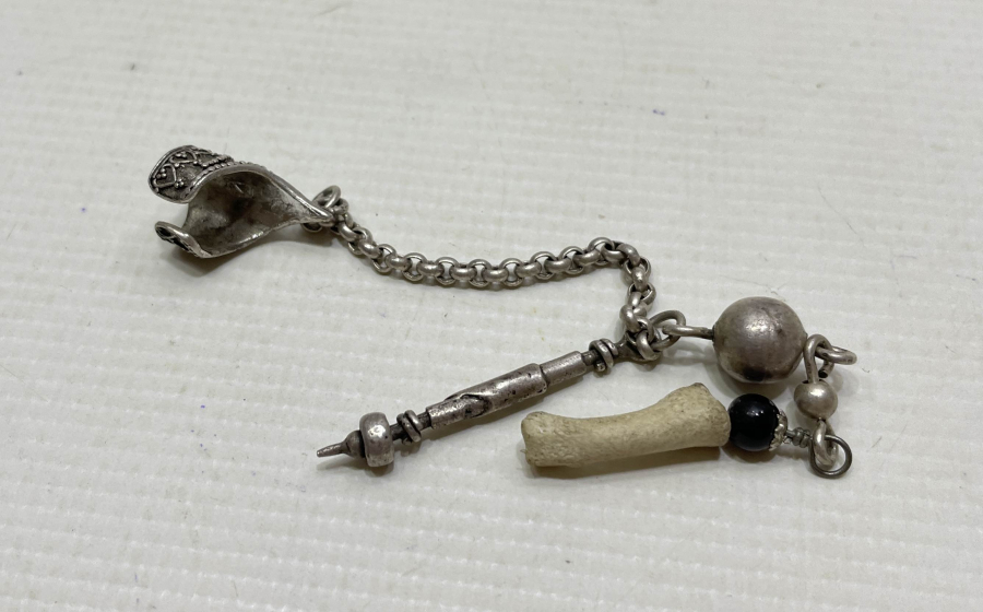 OSMANLI DÖNEMİ ÇOK NADİR ŞAMAN İŞİ GÜMÜŞ TAKI