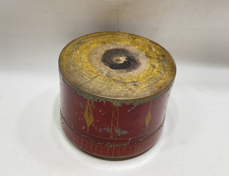 OSMANLI DÖNEMİ EL BOYAMA KAPAKLI TESPİH KUTUSU