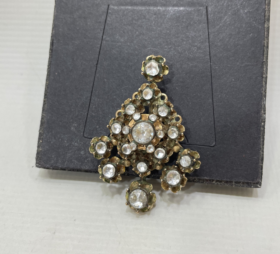 OSMANLI DÖNEMİ ÖZEL YAPIM ELMAS TAŞLI ALTIN KOLYE