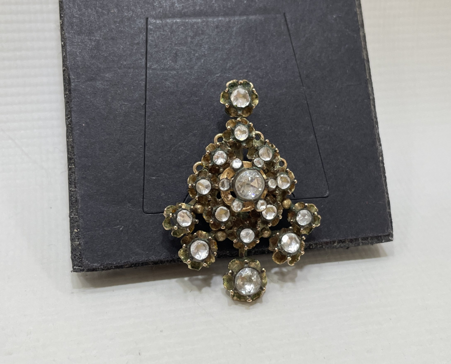 OSMANLI DÖNEMİ ÖZEL YAPIM ELMAS TAŞLI ALTIN KOLYE