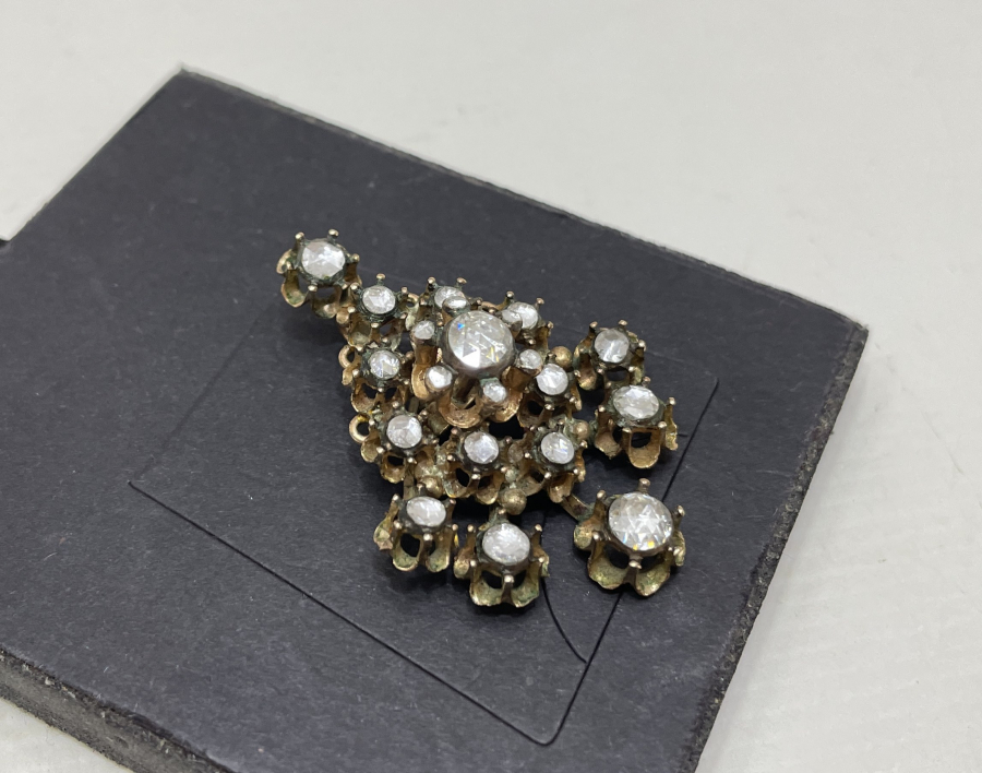 OSMANLI DÖNEMİ ÖZEL YAPIM ELMAS TAŞLI ALTIN KOLYE