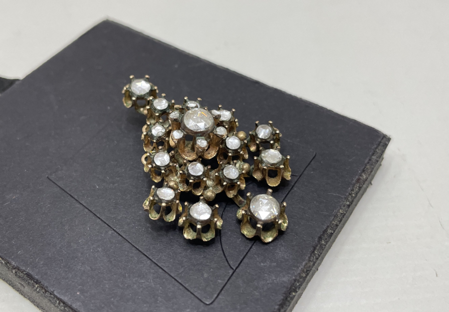 OSMANLI DÖNEMİ ÖZEL YAPIM ELMAS TAŞLI ALTIN KOLYE