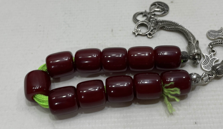 OSMANLI DÖNEMİ SIKMA KEHRİBAR ZAZA TESPİHİ