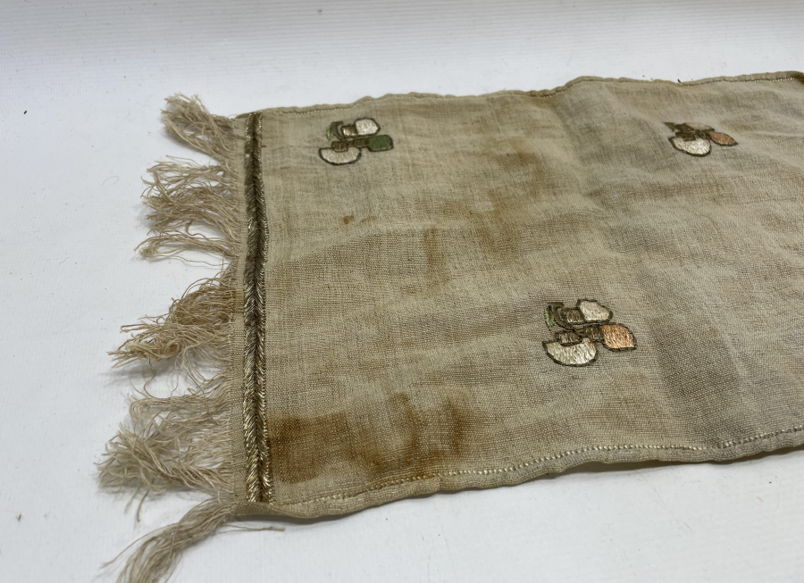 OSMANLI DÖNEMİ SIRMA İŞÇİLİKLİ HAVLU