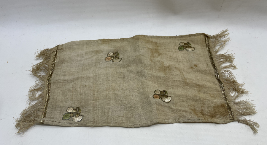 OSMANLI DÖNEMİ SIRMA İŞÇİLİKLİ HAVLU