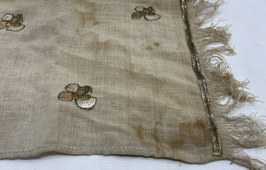 OSMANLI DÖNEMİ SIRMA İŞÇİLİKLİ HAVLU