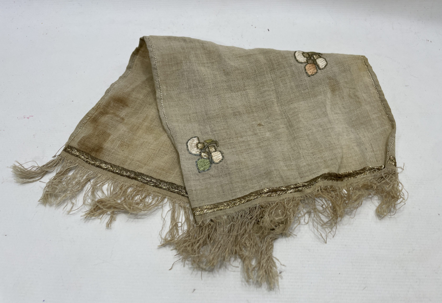 OSMANLI DÖNEMİ SIRMA İŞÇİLİKLİ HAVLU