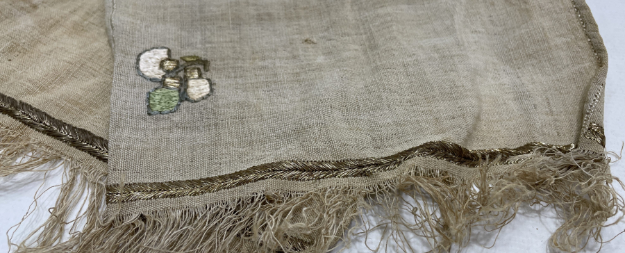 OSMANLI DÖNEMİ SIRMA İŞÇİLİKLİ HAVLU