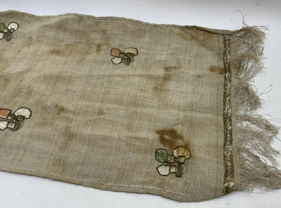 OSMANLI DÖNEMİ SIRMA İŞÇİLİKLİ HAVLU