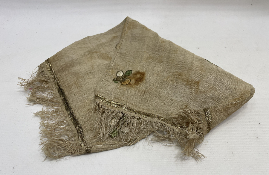 OSMANLI DÖNEMİ SIRMA İŞÇİLİKLİ HAVLU