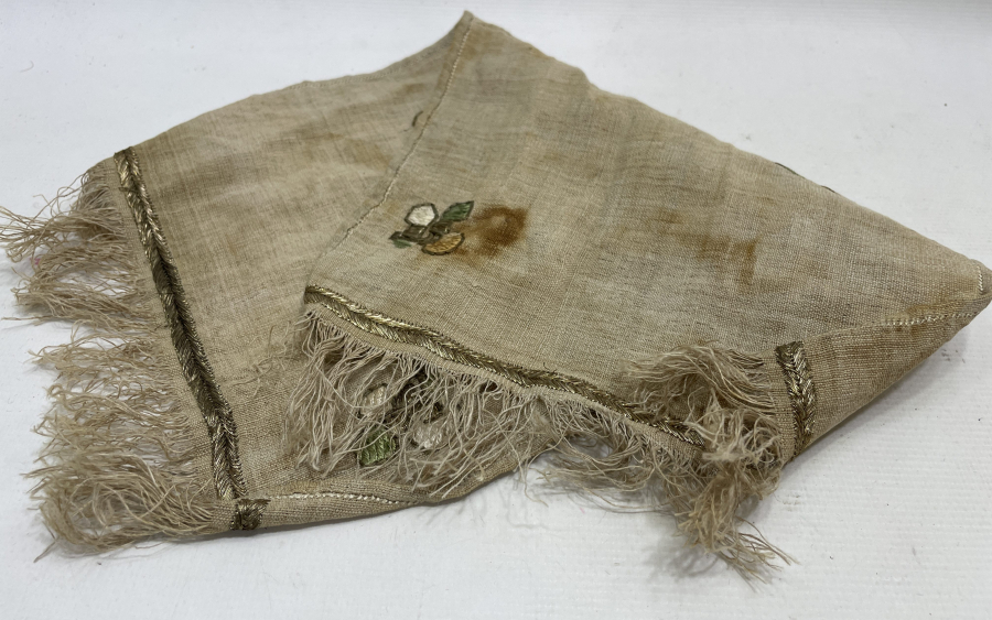 OSMANLI DÖNEMİ SIRMA İŞÇİLİKLİ HAVLU