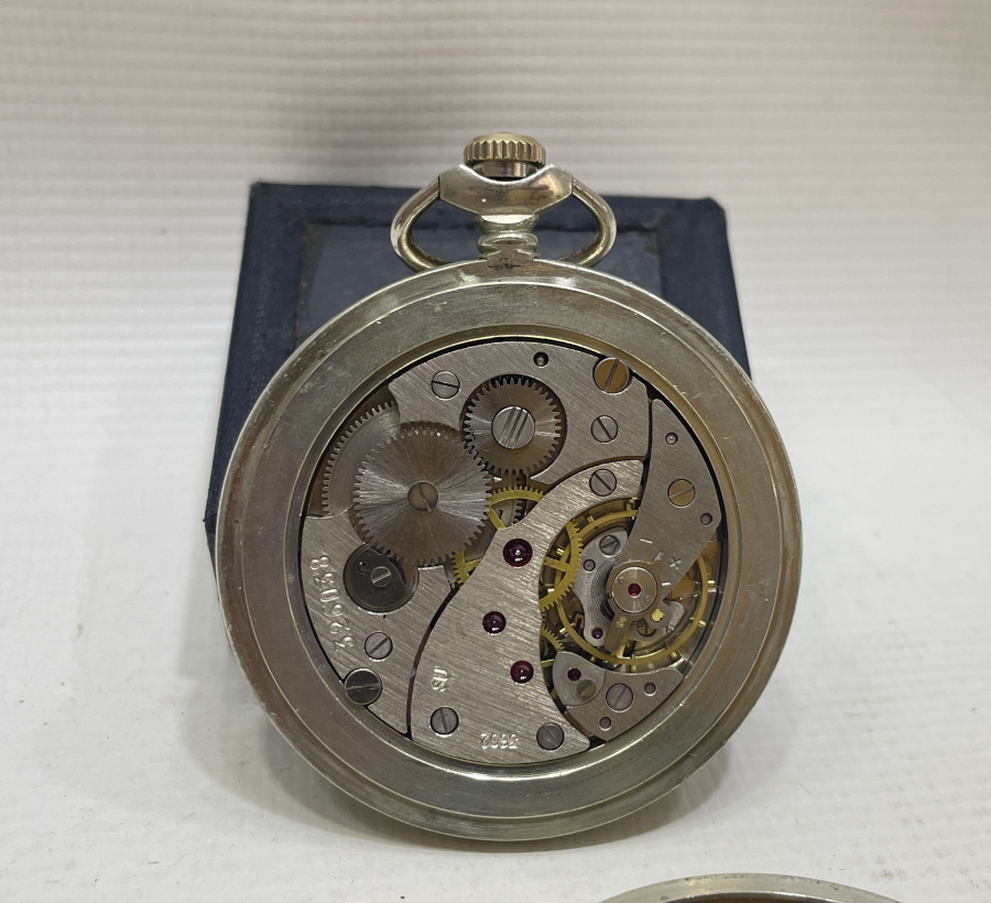 TEPEDEN KURMALI MOLNİJA  MARKA ANTİKA CEP SAATİ