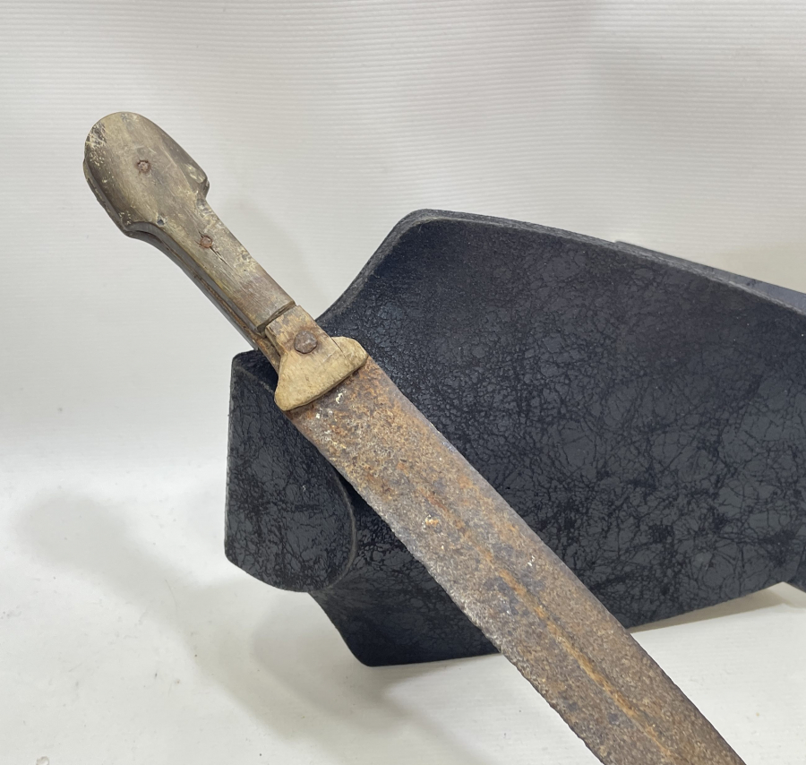 ÜZERİ OSMANLICA BURSA YAZILI OSMANLI DÖNEMİ BURSA İŞİ BÜYÜK BOY ÇERKES KAMASI