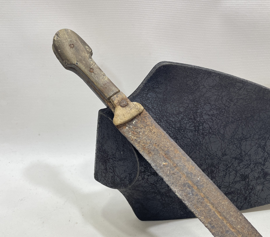 ÜZERİ OSMANLICA BURSA YAZILI OSMANLI DÖNEMİ BURSA İŞİ BÜYÜK BOY ÇERKES KAMASI