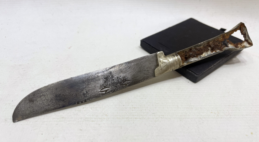 ÜZERİ OSMANLICA YAZILI ÇOK NADİR BABAKALE İŞİ KAMA