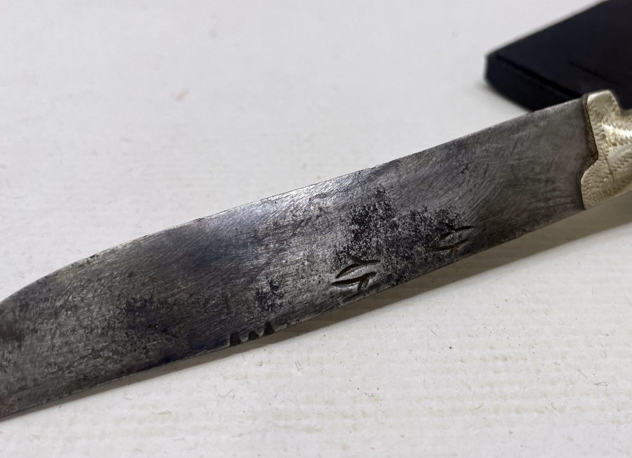 ÜZERİ OSMANLICA YAZILI ÇOK NADİR BABAKALE İŞİ KAMA