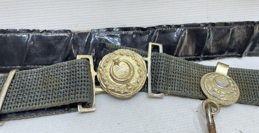 CUMHURİYET BAŞLARI HARP OKULU NADİR SUBAY MEÇİ VE KEMER TAKIMI