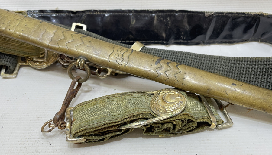 CUMHURİYET BAŞLARI HARP OKULU NADİR SUBAY MEÇİ VE KEMER TAKIMI