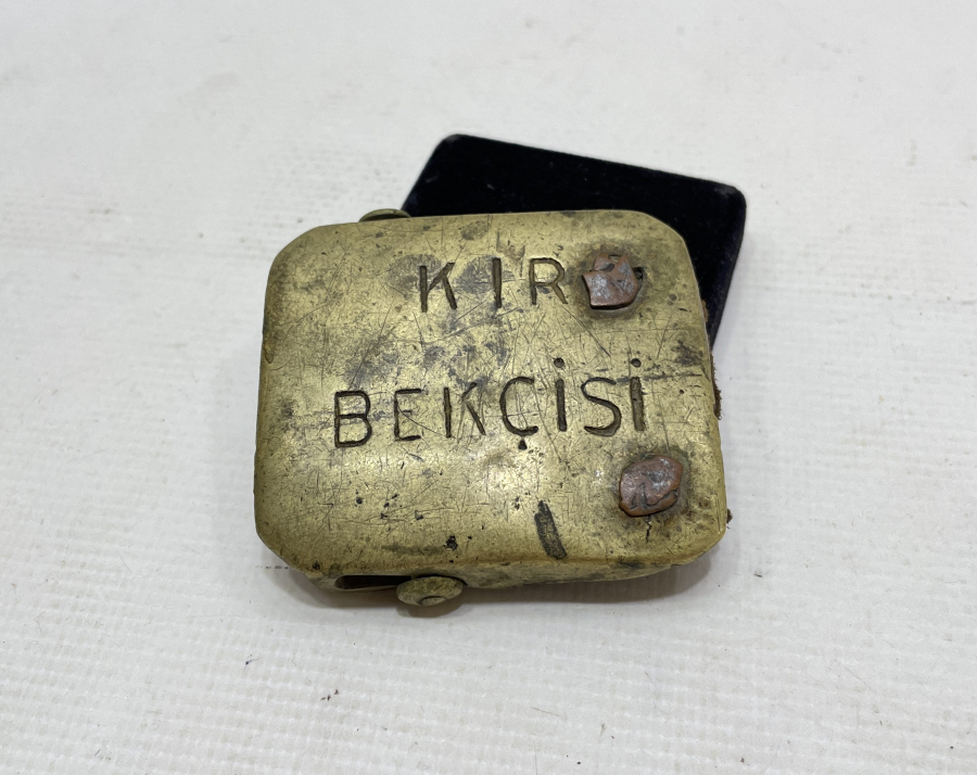 CUMHURİYET BAŞLARI KIR BEKÇİSİ KEMERİ TOKASI