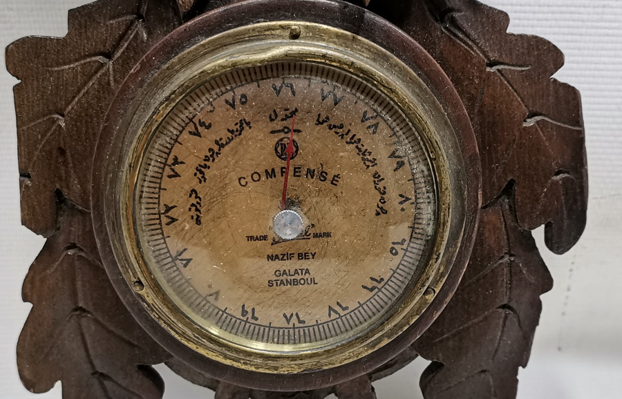OSMANLI DÖNEMİ ÇOK NADİR BAROMETRE VE TERMOMETRE