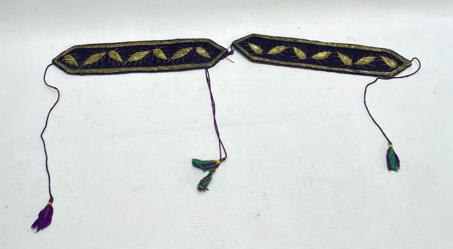 OSMANLI DÖNEMİ GÜMÜŞ SIRMA İŞÇİLİKLİ NADİR RUM İŞİ GELİN ÇENELİĞİ