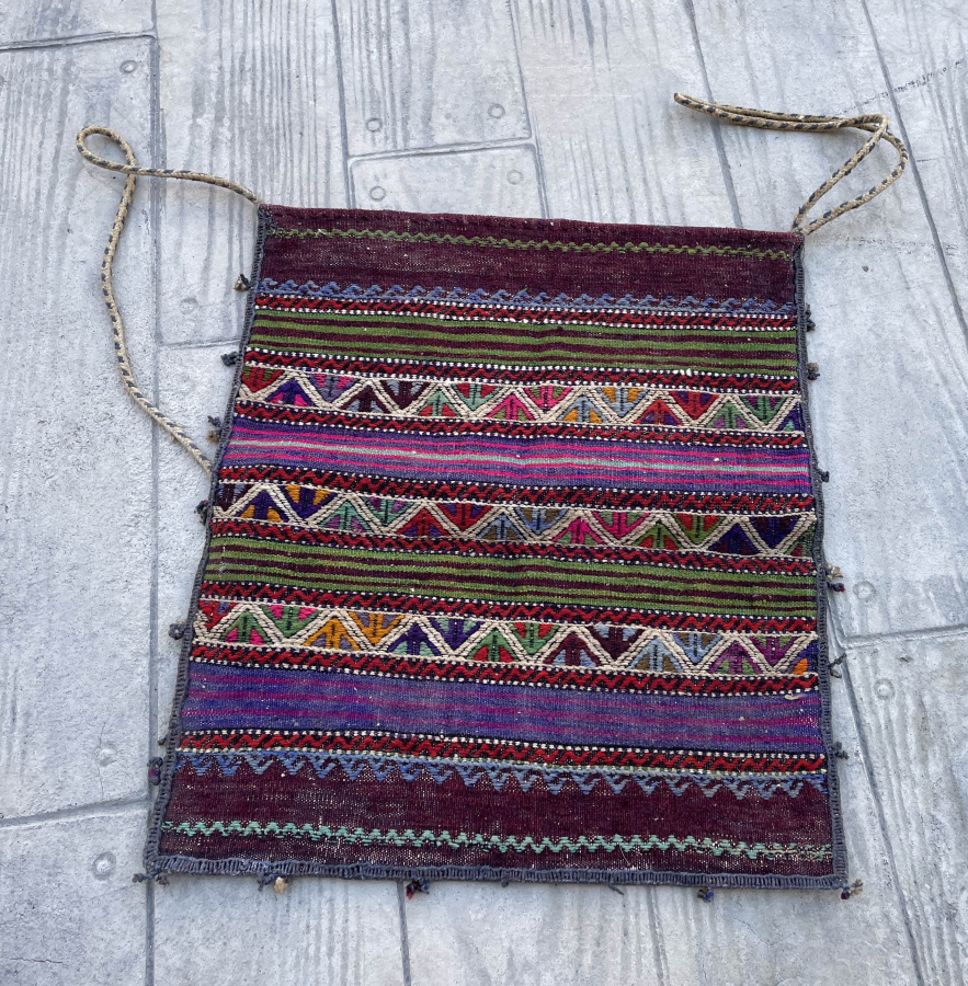 OSMANLI DÖNEMİ NADİR BERGAMA - KOZAK YÖRESİ TUZ HEYBESİ