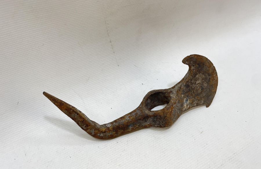 OSMANLI DÖNEMİ NADİR FORMDA DERVİŞ TEBERİ