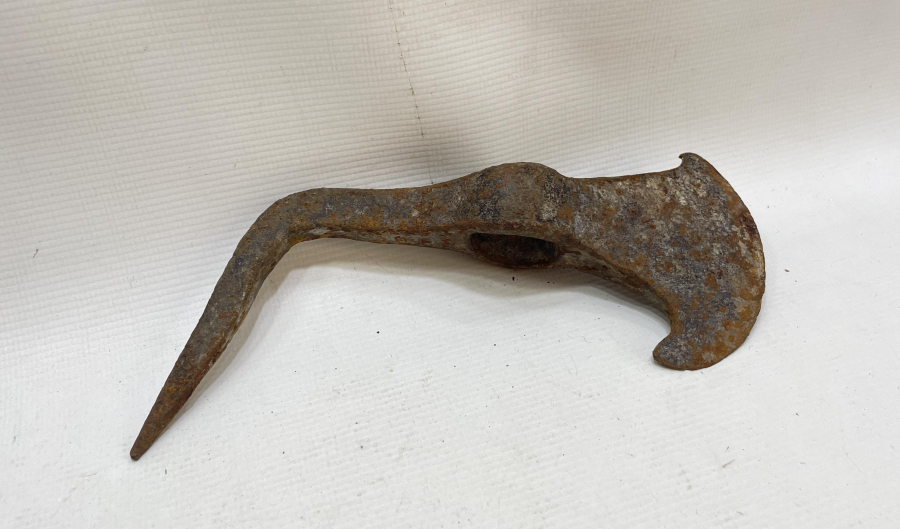 OSMANLI DÖNEMİ NADİR FORMDA DERVİŞ TEBERİ