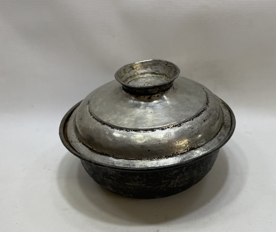 OSMANLI DÖNEMİ ÜZERİ OSMANLICA YAZILI HİLALİ AHMER TENCERE