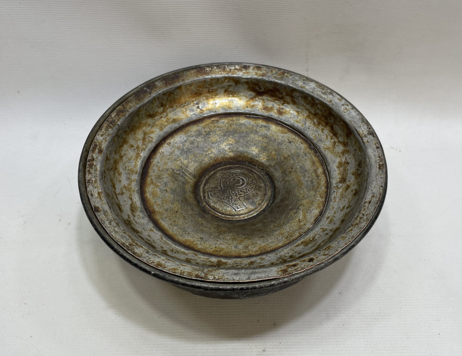 OSMANLI DÖNEMİ ÜZERİ OSMANLICA YAZILI HİLALİ AHMER TENCERE