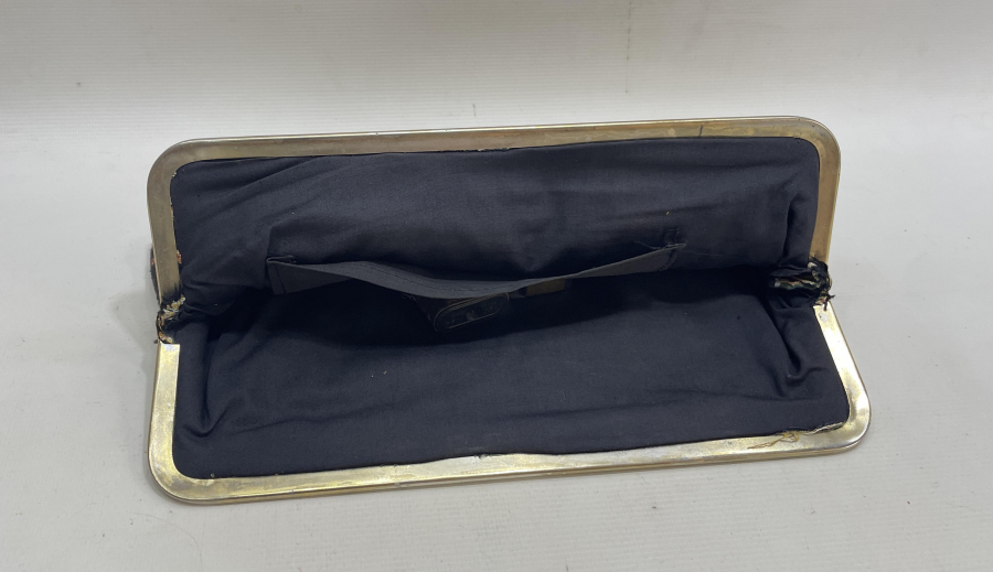 1900 BAŞLARI ANTİKA GOBLEN GECE ÇANTASI