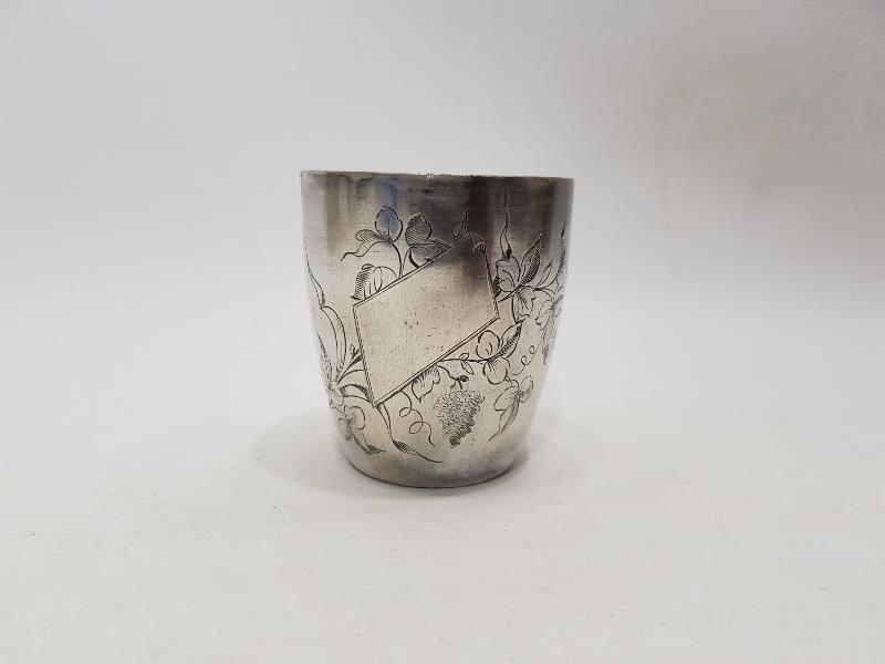 1900'LERDEN GAILAR BAYARD MARKA GÜMÜŞ KAPLAMA BARDAK