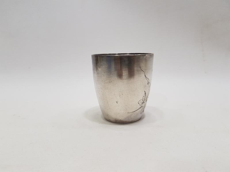 1900'LERDEN GAILAR BAYARD MARKA GÜMÜŞ KAPLAMA BARDAK