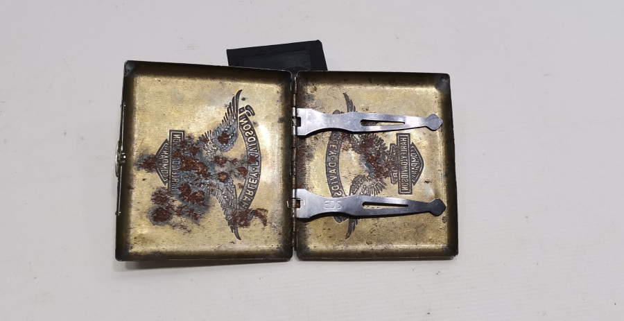 HARLEY - DAVİDSON ANTİKA SİGARA TABAKASI