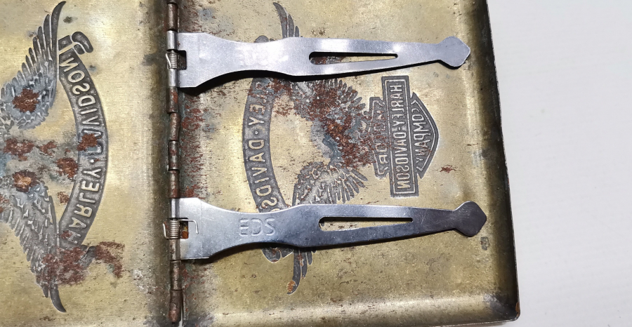 HARLEY - DAVİDSON ANTİKA SİGARA TABAKASI