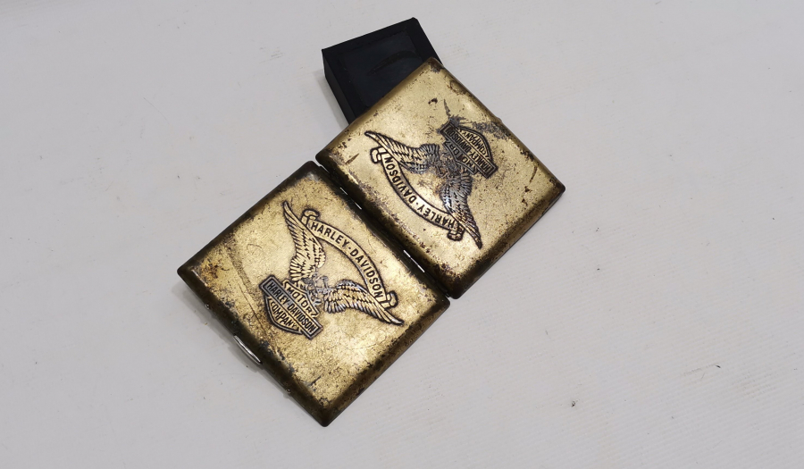 HARLEY - DAVİDSON ANTİKA SİGARA TABAKASI