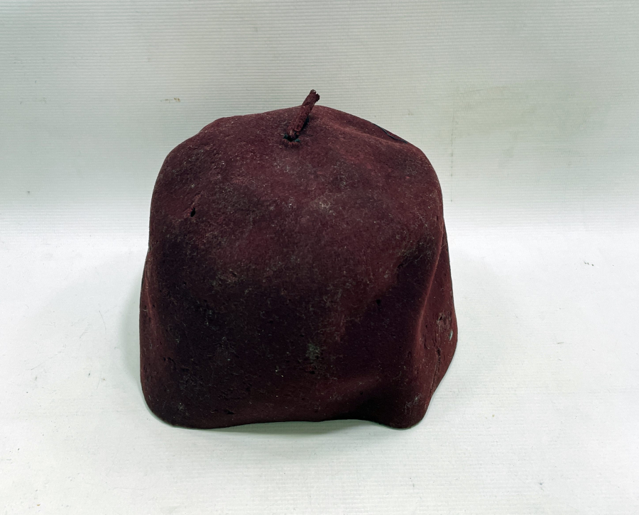 İÇİNDE ETİKETİYLE OSMANLI DÖNEMİ HAMİDİ TİPTE FES