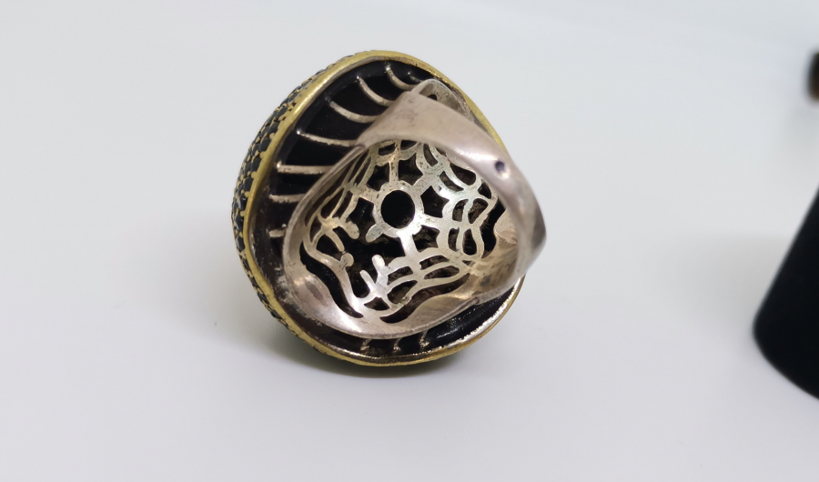 MİNE İŞÇİLİKLİ ÖZEL YAPIM GÜMÜŞ TESPİH